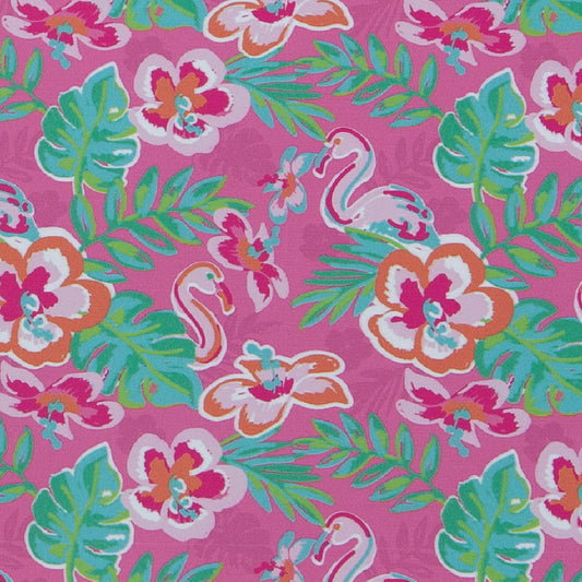 Tropical Flamingo Printed Pattern Heat Transfer Vinyl Sheets By Craftables