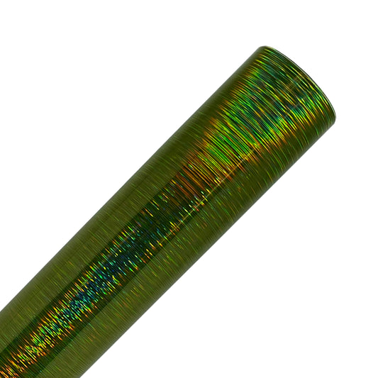 Light Green Brushed Holographic Adhesive Vinyl Rolls By Craftables