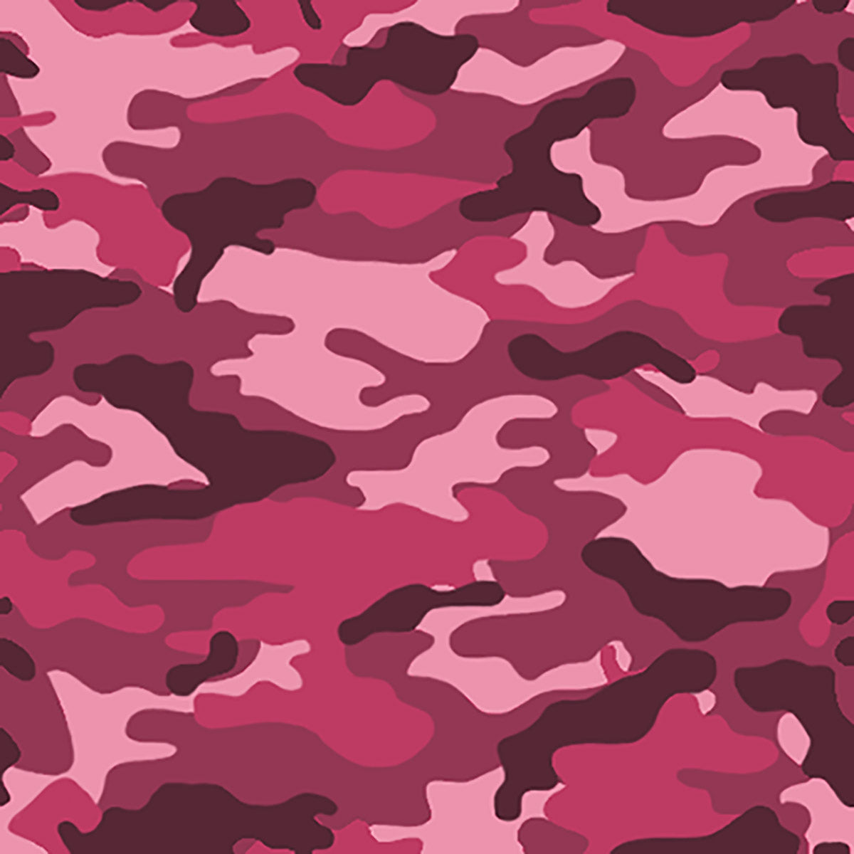 12x12 Patterned Heat Transfer Vinyl - Camo - Pink - Expressions