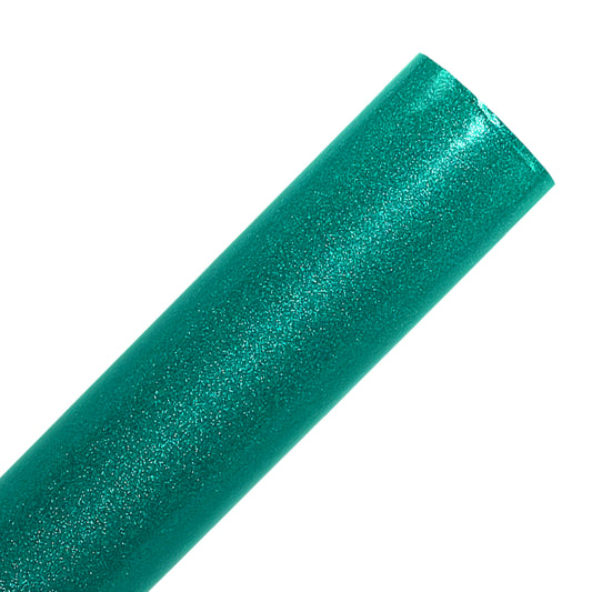 Teal Transparent Glitter Adhesive Vinyl Sheets By Craftables