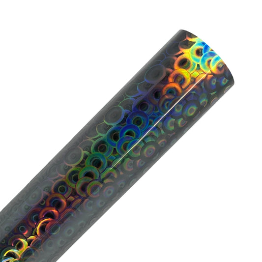 Silver Bubble Holographic Adhesive Vinyl Rolls By Craftables