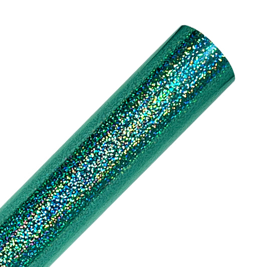 Teal Holographic Sparkle Adhesive Vinyl Sheets By Craftables