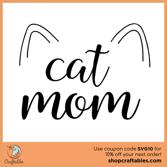 Cat Mom Free SVG Cut File