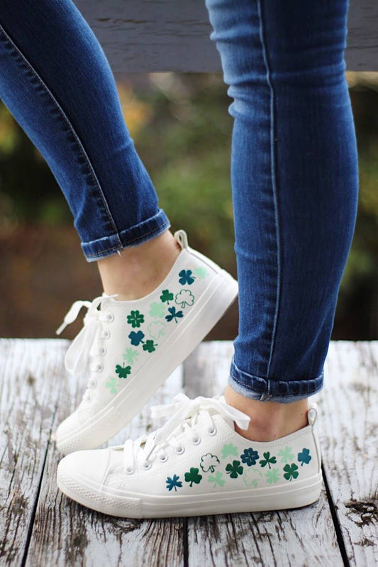 How to Apply HTV on Canvas Shoes | St. Patricks Day Craft Ideas