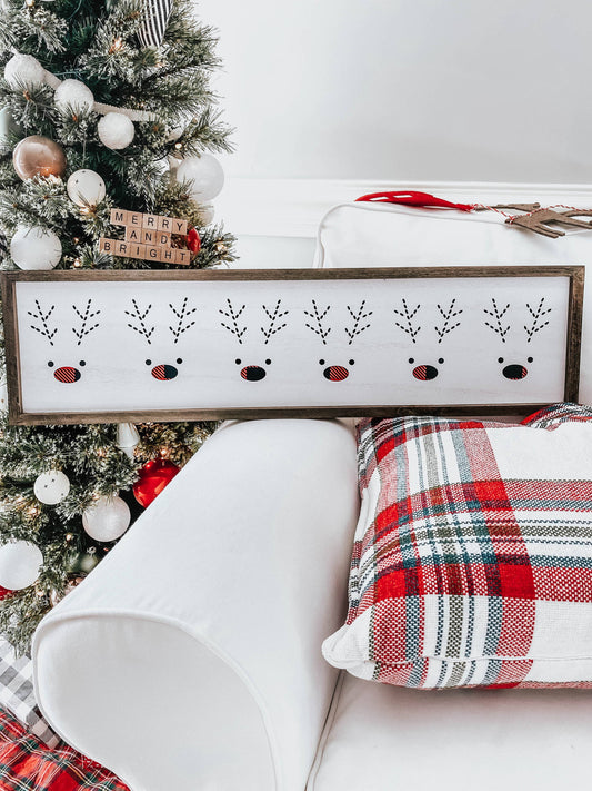 DIY Christmas Decor with Buffalo Plaid Patterned Vinyl