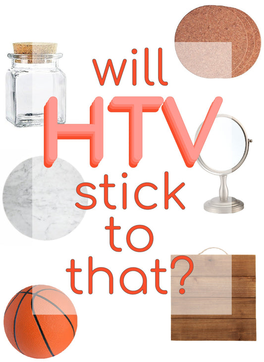 What Surfaces Will HTV stick to? | Craftables