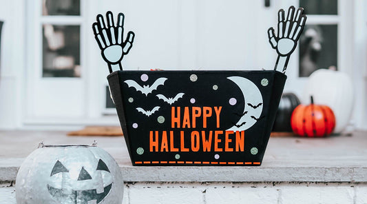 DIY Halloween Idea: How To Create A Trick or Treat Candy Bin With Heat Transfer Vinyl