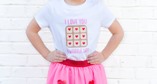 DIY Valentine's  Day Shirt For Kids Using Heat Transfer Vinyl