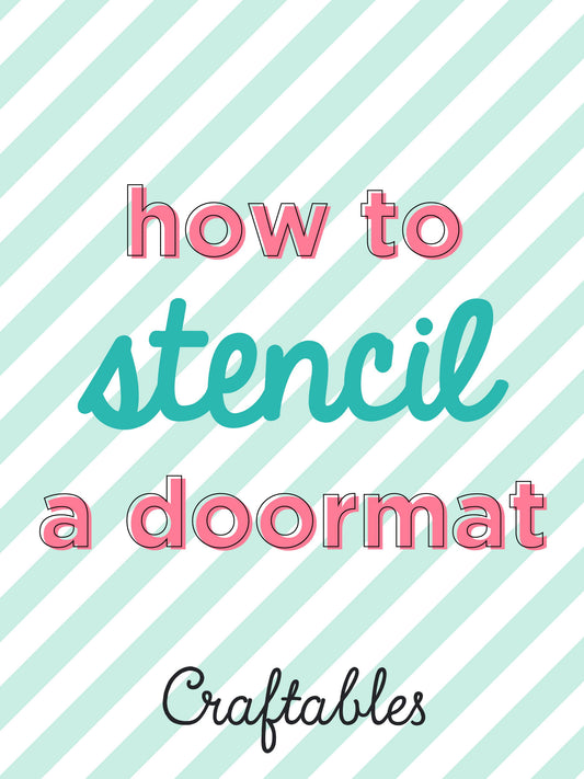 How to Stencil a Doormat