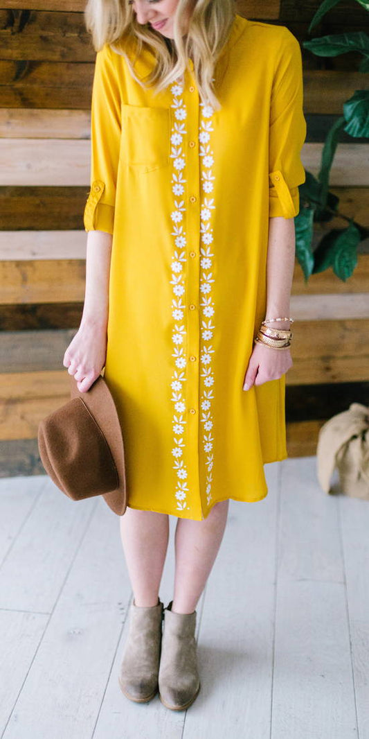 DIY Boho Dress Tutorial: How to Make a Faux-Embroidered Dress Using Flocked Heat Transfer Vinyl