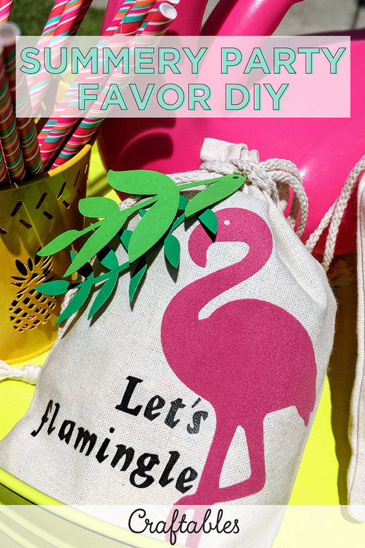 Summery Pineapple and Flamingo Party Favors