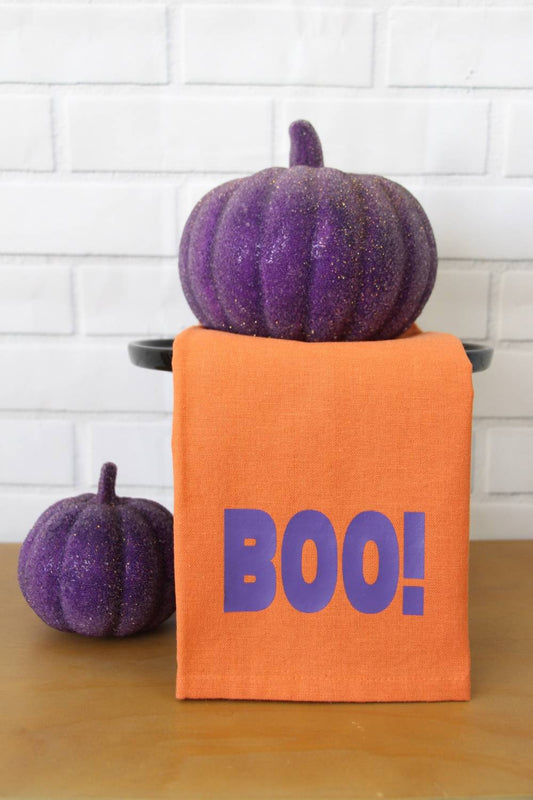 DIY Halloween Cotton Kitchen Towel With Heat Transfer Vinyl