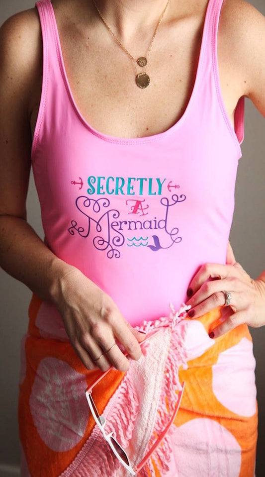 Spring Break DIY Project: How to Apply Heat Transfer Vinyl on a Swimsuit