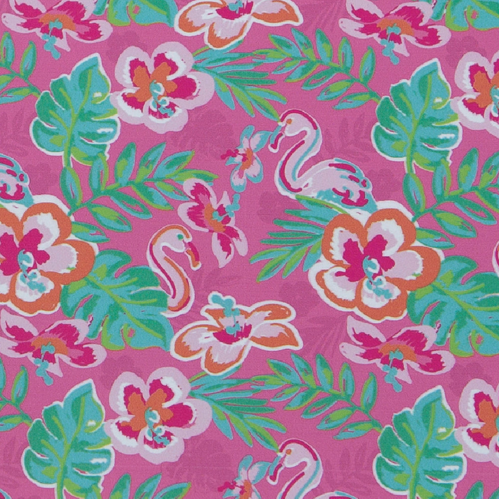 Tropical Flamingo Printed Pattern Heat Transfer Vinyl Sheets By Craftables
