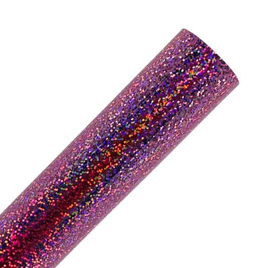 Pink Holographic Sparkle Heat Transfer Vinyl Rolls By Craftables