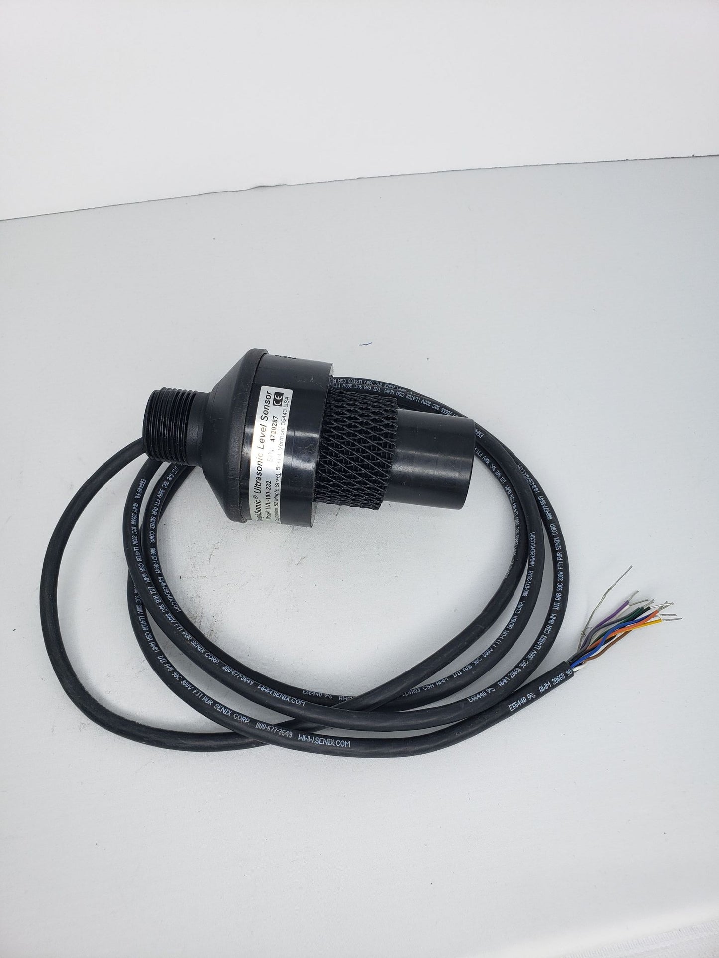 SENIX LVL-100-232 Ultrasonic Proximity Distance Sensor NEW