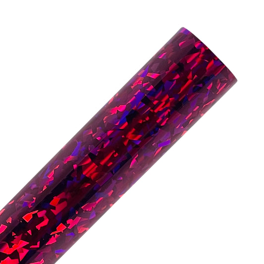 Magenta Crystal Holographic Sparkle Heat Transfer Vinyl Sheets By Craftables