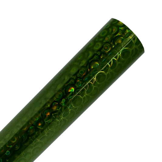 Green Bubble Holographic Adhesive Vinyl Rolls By Craftables
