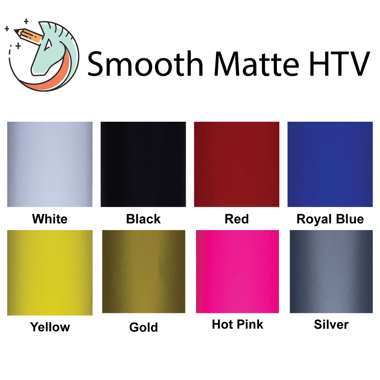 Hot Pink Matte Heat Transfer Vinyl Sheets By Craftables – shopcraftables