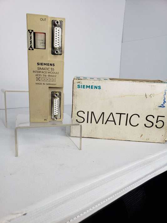 Siemens 6ES5 316-8MA12 Simatic S5 Interface ModuleÂ  1 PCS New Condition