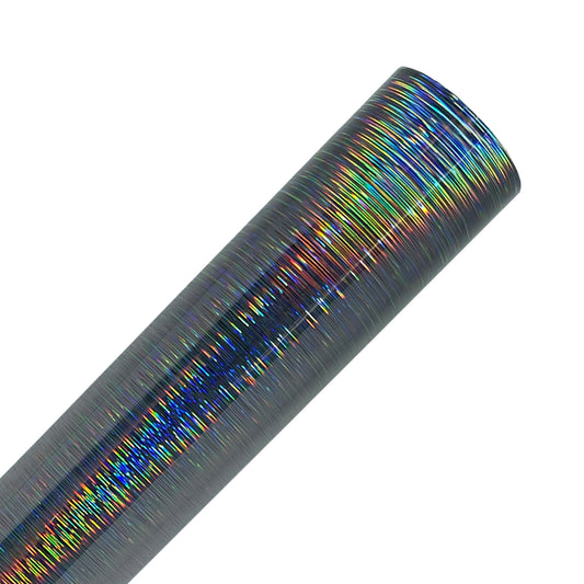 Silver Brushed Holographic Adhesive Vinyl Rolls By Craftables