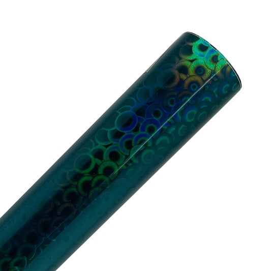 Teal Bubble Holographic Adhesive Vinyl Rolls By Craftables