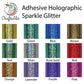 Teal Holographic Sparkle Adhesive Vinyl Rolls By Craftables