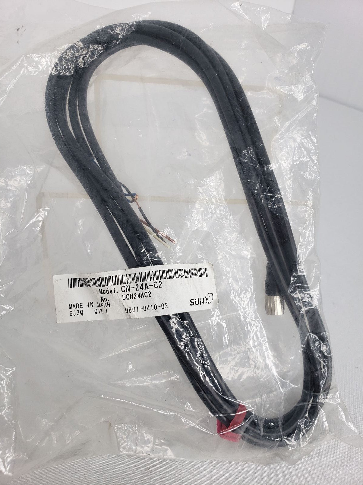 Panasonic CN-24A-C2 M8 4-Pin 2m Female Cable & Connector for use with CX-400 Series