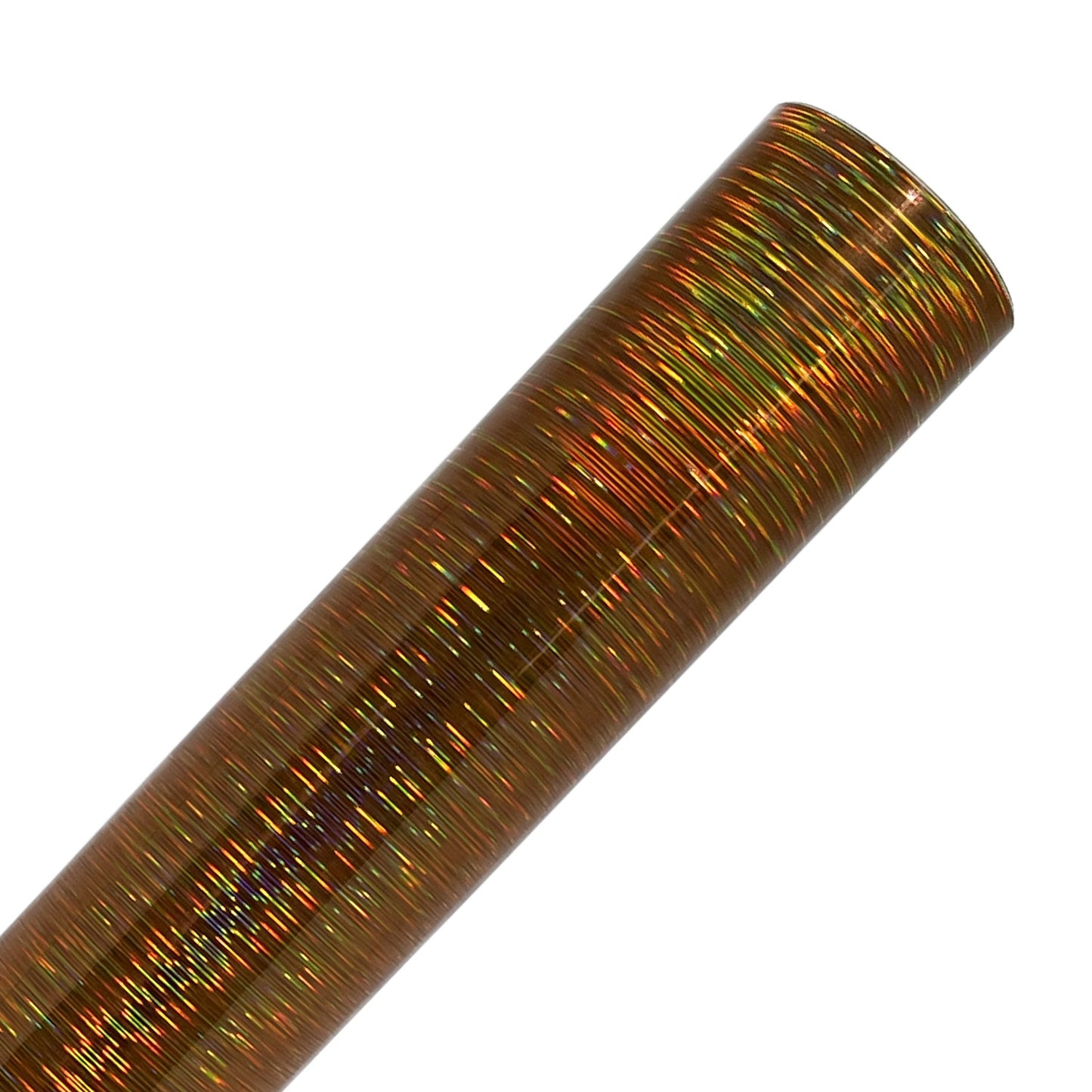 Orange Brushed Holographic Adhesive Vinyl Rolls By Craftables
