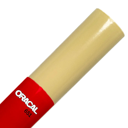 Cream ORACAL 651 Adhesive Vinyl Rolls