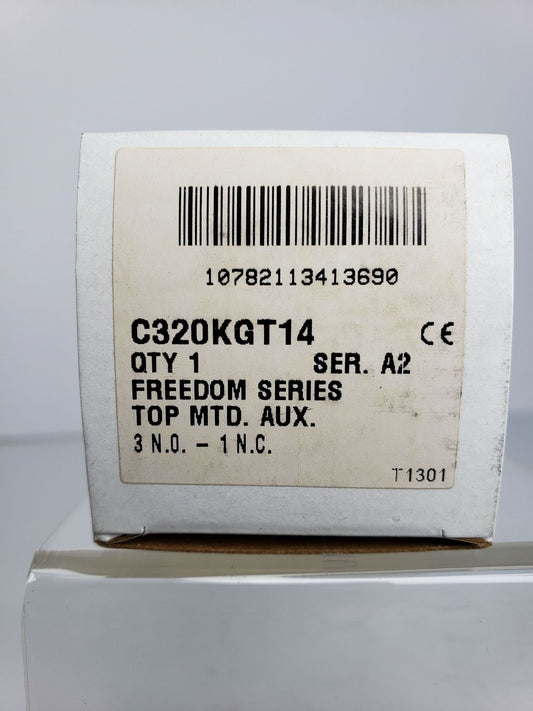 CUTLER HAMMER C320KGT14 AUXILIARY CONTACT SERIES A2 1 PCS New Condition