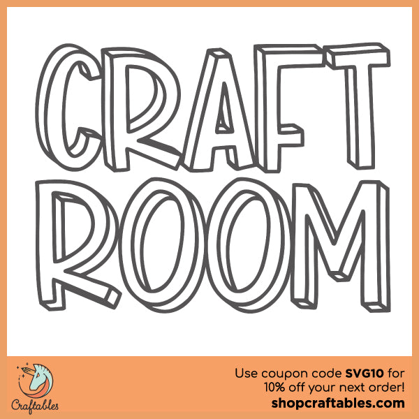 Craft Room SVG Cut File