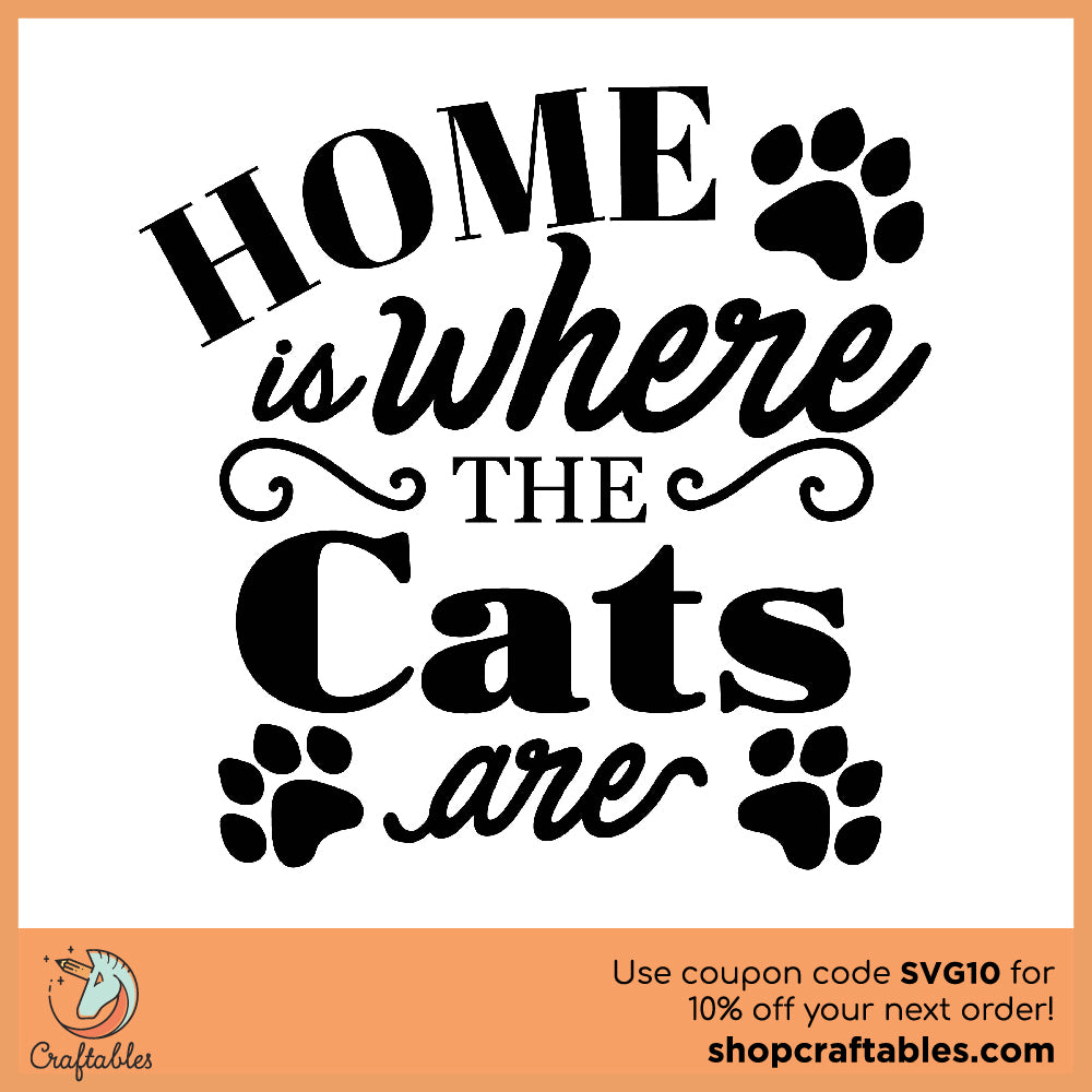Free home is where the dogs are svg cut files for Cricut, Silhouette, Illustrator, inkscape, t shirts