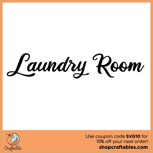 Laundry Room Free SVG Cut File