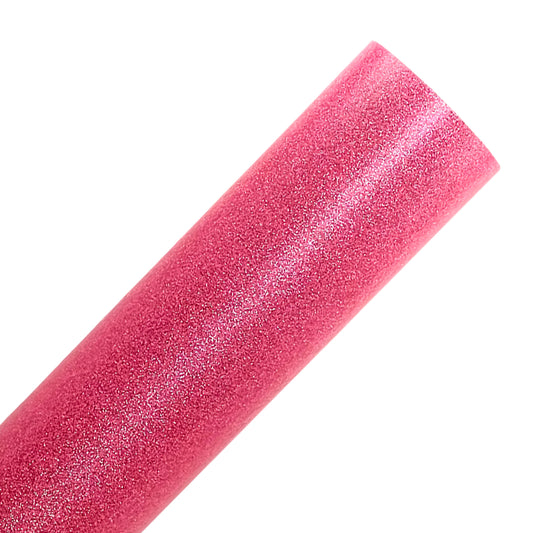 Pink Transparent Glitter Adhesive Vinyl Rolls By Craftables