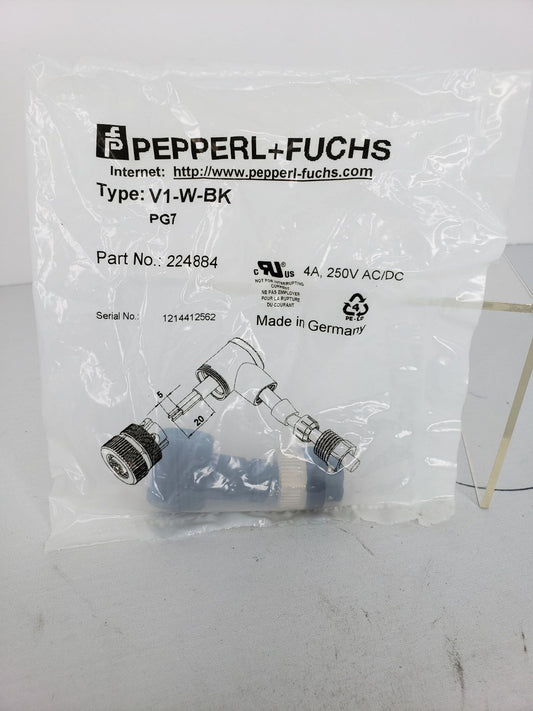 Pepperl+Fuchs Factory Automation Connector M12 Female Right Angle Socket FA 4 Pin 4-6mm Cable Screw