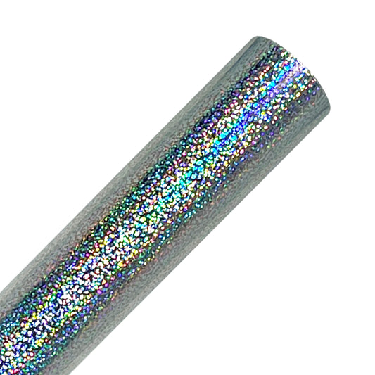 Silver Holographic Sparkle Adhesive Vinyl Rolls By Craftables