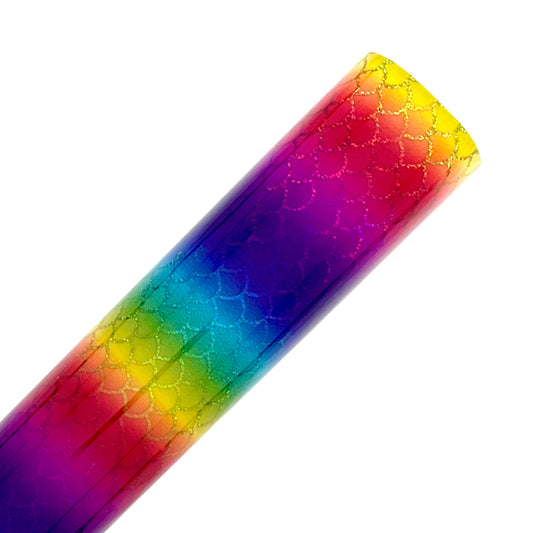 Mermaid Rainbow Holographic Adhesive Vinyl Rolls By Craftables
