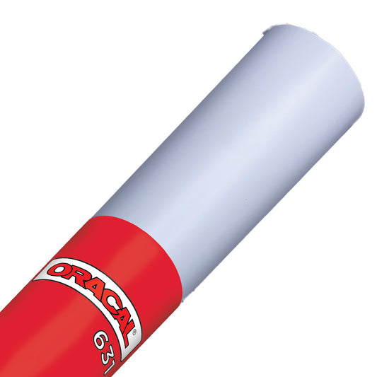 White ORACAL 631 Matte Removable Adhesive Vinyl Rolls