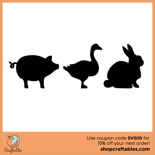 Free Free Baby Animals SVG Cut File