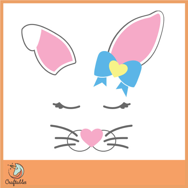 Free Bunny Ears SVG Cut File