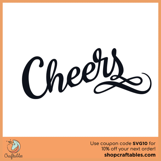 Free Cheers SVG Cut File