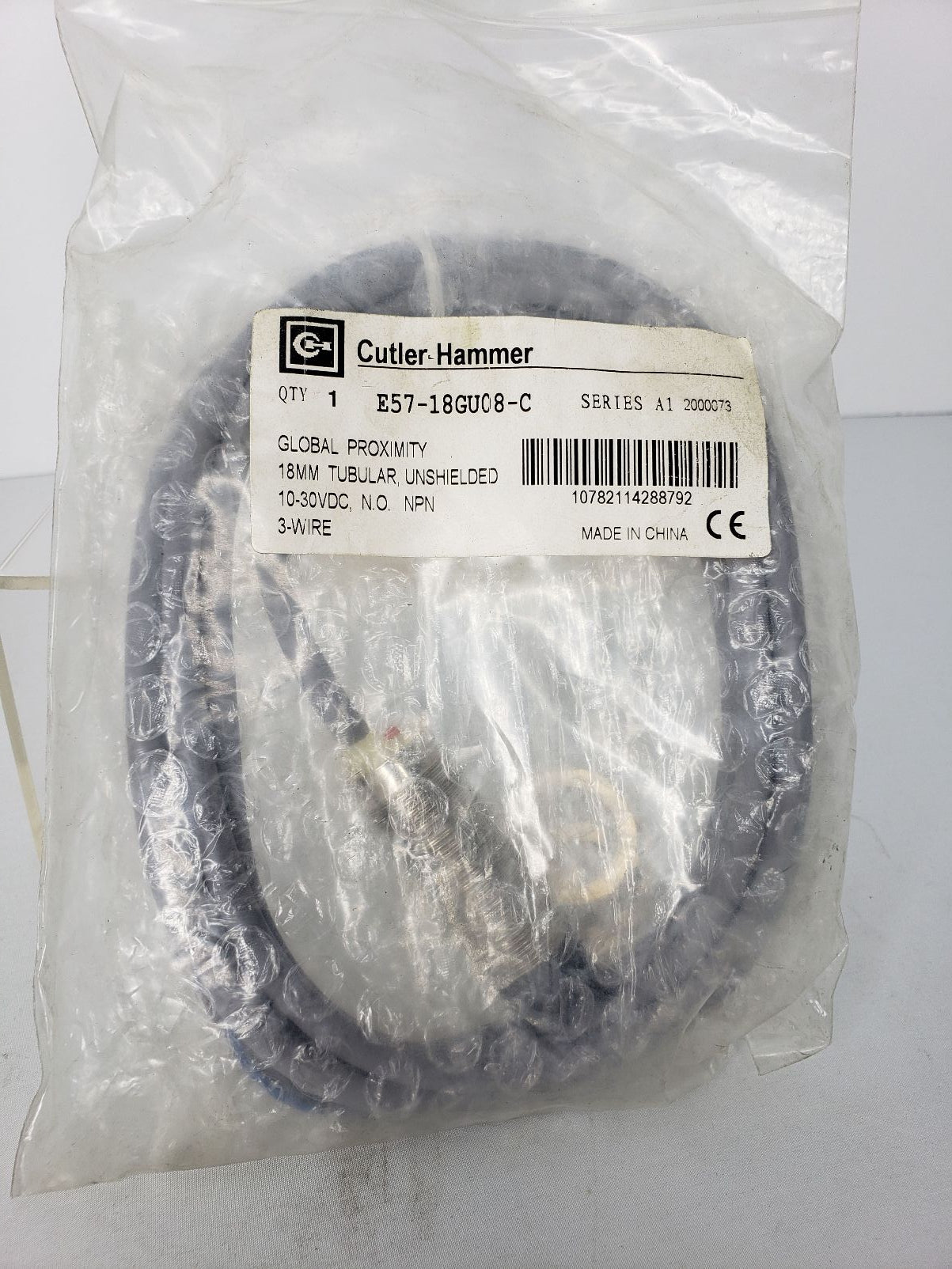 Eaton Cutler-Hammer E57 Global Series Inductive Proximity Sensors E57-18GU08-C