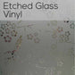 White Etched Glass Adhesive Vinyl Rolls By Craftables
