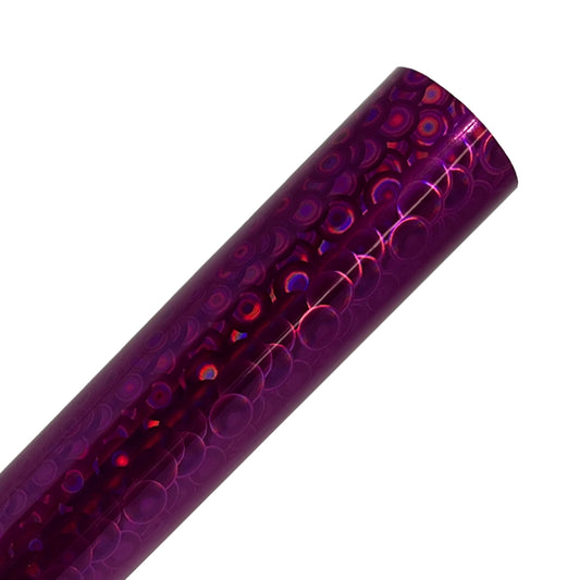 Purple Bubble Holographic Adhesive Vinyl Sheets By Craftables