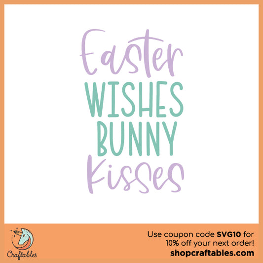Free Easter Wishes SVG Cut File