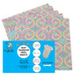 Tie Dye Printed Glitter Pattern Heat Transfer Vinyl Sheets By Craftables