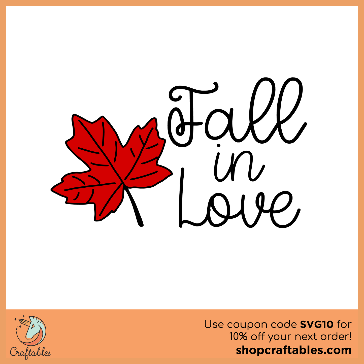 Free Fall in Love SVG Cut File