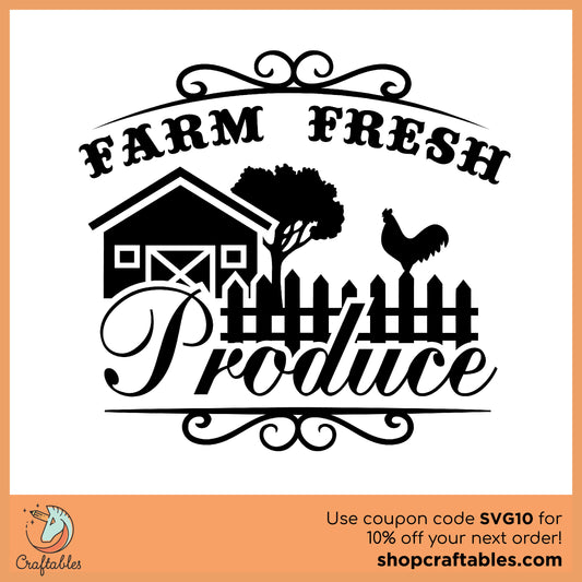 Farm Fresh Produce Free SVG Cut File