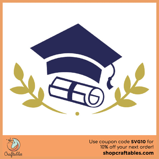 Free Graduation SVG Cut File for Cricut, Silhouette, Illustrator, inkscape, t shirts